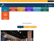 Tablet Screenshot of cm-funchal.pt